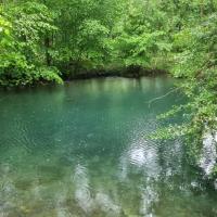 Les célèbres eaux bleues
